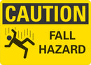 CAUTION Fall Hazard Sign LCU3-0136-NP_10x7