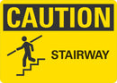 CAUTION Stairway Sign LCU3-0142-NP_10x7