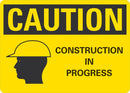 CAUTION Construction On Progress Sign LCU3-0178-NP_10x7
