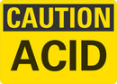 CAUTION Acid Sign LCU3-0200-NP_10x7