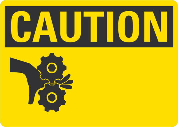 CAUTION Blank Sign