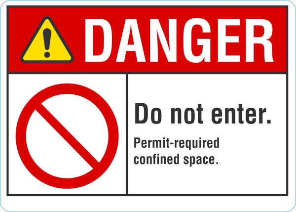 DANGER Do Not Enter Sign LCU4-0109-NA_10X7