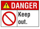 DANGER Keep Out Sign LCU4-0121-NA_10X7