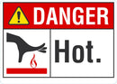 DANGER Hot Sign LCU4-0161-NA_10X7
