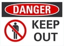 DANGER Keep Out Sign LCU4-0198-NA_10X7