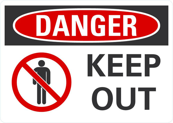 DANGER Keep Out Sign LCU4-0198-NA_10X7