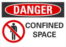 DANGER Confined Space Sign LCU4-0207-NA_10X7
