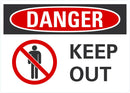 DANGER Keep Out Sign LCU4-0209-ND_10X7