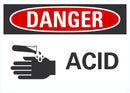 DANGER Acid Sign LCU4-0215-NA_10X7
