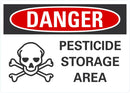 DANGER Poisonous Gas Hydrogen Sulfide Sign LCU4-0223-NA_10X7