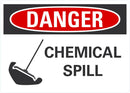 DANGER Chemical Spill Sign LCU4-0224-NA_10X7