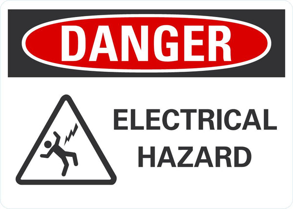 DANGER Electrical Hazard Sign LCU4-0228-NA_10X7