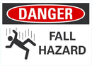 DANGER Fall Hazard Sign LCU4-0253-NA_10X7