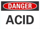 DANGER ACID Sign LCU4-0297-NA_10X7