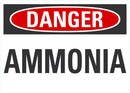 DANGER AMMONIA Sign LCU4-0307-NA_10X7