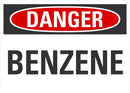 DANGER BENZENE Sign LCU4-0308-NA_14X10