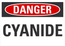 DANGER CYANIDE Sign LCU4-0309-NA_10X7