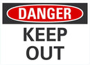 DANGER Keep Out Sign LCU4-0314-NA_10X7