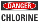 DANGER CHLORINE Sign LCU4-0316-NA_10X7