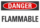 DANGER FLAMMABLE Sign LCU4-0322-ND_10X7