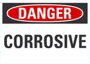 DANGER CORROSIVE Sign LCU4-0326-NA_10X7