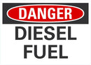 DANGER Diesel Fuel Sign LCU4-0338-NA_10X7