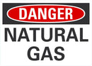 DANGER Natural Gas Sign LCU4-0341-NA_10X7