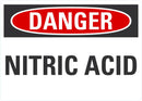 DANGER Nitric Acid Sign LCU4-0342-ND_14X10