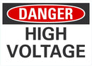 DANGER High Voltage Sign LCU4-0347-NA_10X7