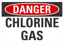 DANGER Chlorine Gas Sign LCU4-0352-NA_10X7