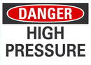 DANGER High Pressure Sign LCU4-0360-ND_10X7