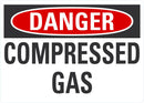 DANGER Compressed Gas Sign LCU4-0363-NA_10X7