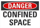 DANGER Confined Space Sign LCU4-0364-NA_10X7