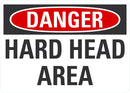 DANGER Hard Hat Area Sign LCU4-0369-NA_10X7