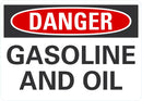 DANGER Gasoline And Oil Sign LCU4-0387-RA_14X10