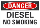 DANGER Diesel , No Smoking Sign LCU4-0392-NA_10X7