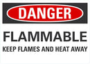 DANGER Flammable Sign LCU4-0539-NA_10X7