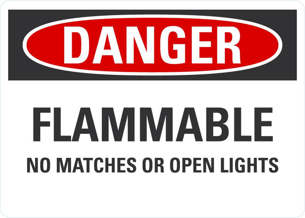 DANGER Flammable Sign LCU4-0544-NA_10X7
