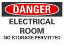 DANGER Electrical Room Sign LCU4-0550-NA_10X7