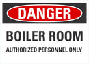 DANGER Boiler Room Sign LCU4-0553-NA_10X7