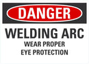 DANGER Welding Arc Sign LCU4-0570-NP_10X7