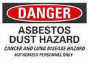 DANGER Asbestos Dust Hazard Sign LCU4-0698-NA_10X7