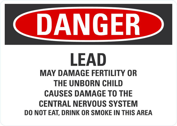 DANGER Lead Sign LCU4-0719-NA_10X7