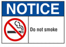 NOTICE Do Not Smoke Sign LCU5-0028-RA_10x7