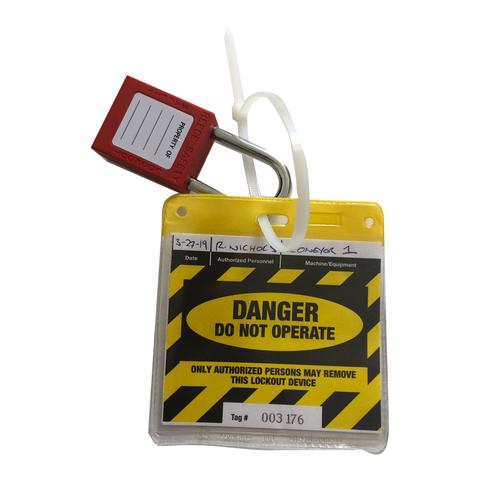 Lockout Tagout One Write Tag & Record Keeping System