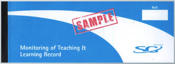 School Monitoring of Teaching & Learning Record Pocket Book