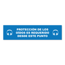 Hearing Protection Required Beyond This Point - Threshold Anti-Slip Floor Sticker – 12" x 48"