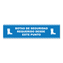 Safety Shoes Required Beyond This Point - Threshold Anti-Slip Floor Sticker – 12" x 48"