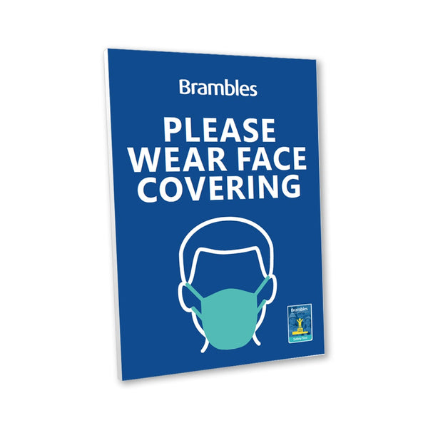 Brambles/CHEP 'Please Wear A Face Covering' - Safety First Rule Foamboard Poster