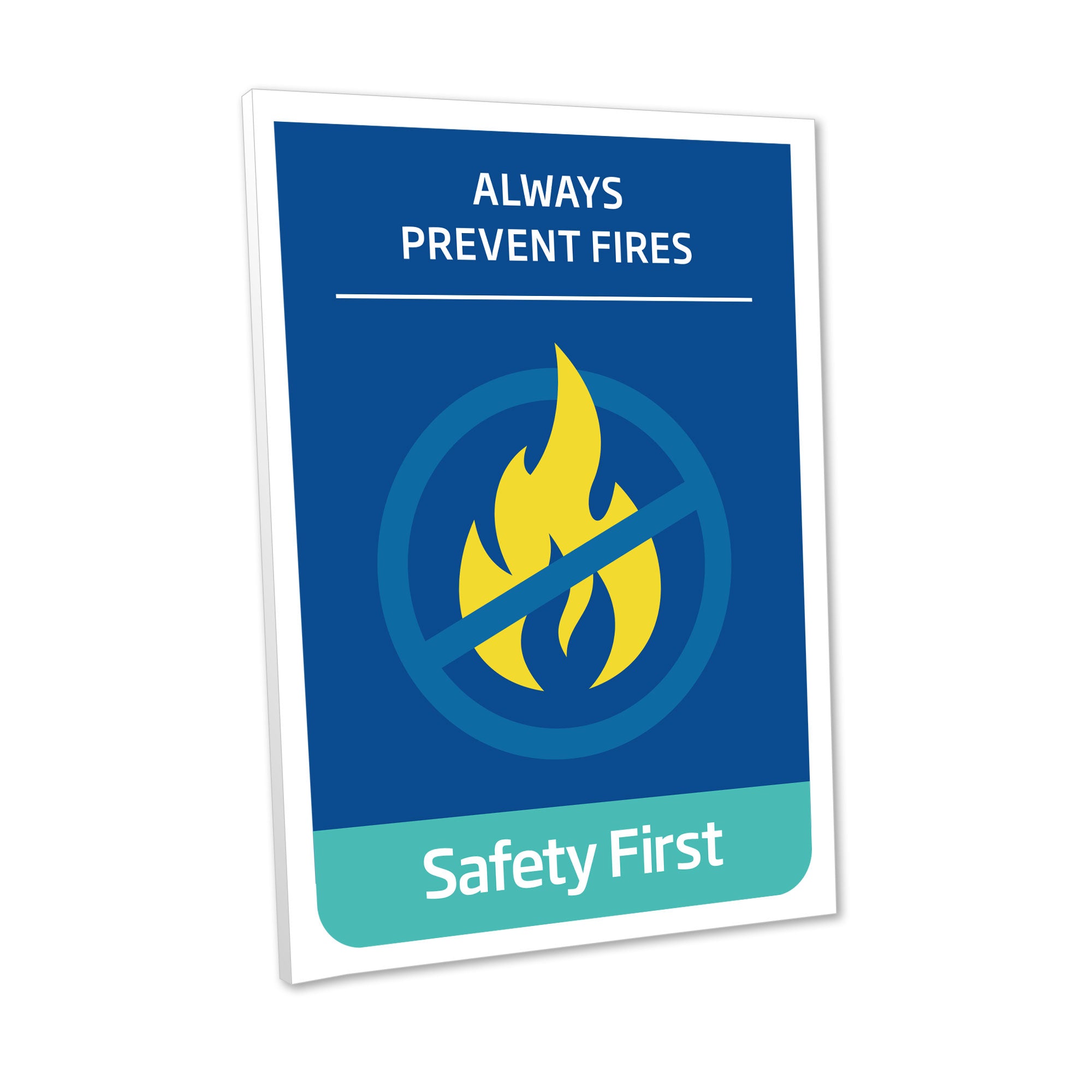 Brambles/CHEP 'Always Prevent Fires' Safety First Rule Foamboard Poste